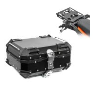 Set Topcase + Gepäckträger passend für KTM 1290 Super Adventure S / R 21-24 Bagtecs XB22 schwarz
