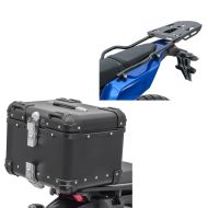Set Topcase + Gepäckträger passend für Yamaha Tenere 700 19-24 schwarz Bagtecs XS45