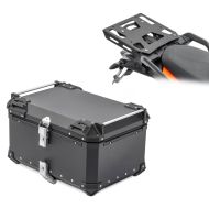 Set top case + Porte-bagages compatible avec KTM 1290 Super Adventure S / R 21-24 noir XB65