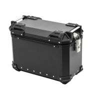 Motorrad Alukoffer Bagtecs XW30 Aluminium Seitenkoffer 30 L Universal schwarz links