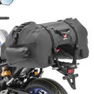 Bagtecs - Sacoche de selle moto étanche sacoche bagage moto compatible avec passager arrière noir