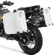 Valises latérales aluminium Set compatible avec BMW F 650 / GS / Dakar Bagtecs Namib 35 L + kit supports
