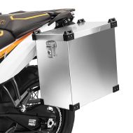 Alu Seitenkoffer passend für Suzuki DR 350 S / SE Alukoffer Bagtecs Namib 35Ltr