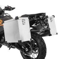 Alukoffer Set passend für KTM 990 Adventure / R / S Bagtecs Namib 40 L mit Haltesatz für Kofferträger