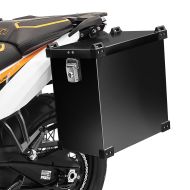 Valise latérale moto en aluminium Bagtecs Namib 35l noir