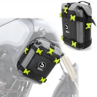 Set Sacoches pare carter Bagtecs G3N compatible avec protecteur moteur imperméable 2x 6Ltr paire