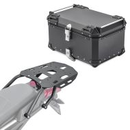 Set Alu Topcase + Träger passend für Aprilia Tuareg 660 22-24 XB65 schwarz Bagtecs