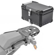 Set Alu Topcase + Träger passend für Harley Davidson Pan America 1250 / Special 21-24 XB65 schwarz Bagtecs