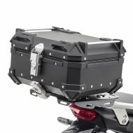 Alu Topcase passend für BMW F 750 GS / 700 GS Aluminium Bagtecs XB22 schwarz