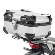Top Case compatible avec BMW C 400 GT / X Aluminium Top Box Bagtecs XB22 argent