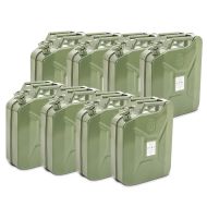 8x Bidon d'essence en métal 20 litres Bidon de carburant Bagtecs JC3 vert