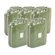 5x Bidon d'essence en métal 20 litres Bidon de carburant Bagtecs JC3 vert