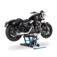 Pont elevateur ciseaux compatible avec moto custom ConStands Mid-lift L bleu CB10761