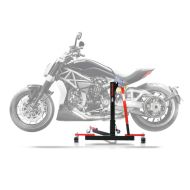 Lève moto centrale compatible avec Ducati Xdiavel 16-24 rouge ConStands Power-Evo