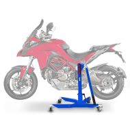 Zentralständer passend für Ducati Multistrada V2 / S 22-24 blau Motorradheber ConStands Power-Classic