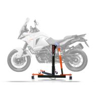Lève moto centrale compatible avec KTM 1290 Super Adventure S 17-20 orange ConStands Power-Evo