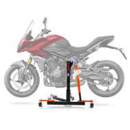 Lève moto centrale compatible avec Triumph Tiger Sport 660 22-25 orange ConStands Power-Evo