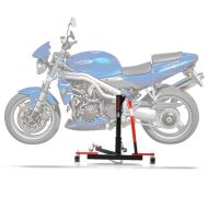 Lève moto centrale compatible avec Triumph Speed Triple 97-01 rouge ConStands Power-Evo