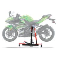 Lève moto centrale compatible avec Kawasaki Ninja 400 18-20 rouge ConStands Power-Evo