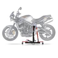 Lève moto centrale compatible avec Triumph Street Triple / R 07-22 rouge ConStands Power-Evo