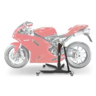Zentralständer passend für Ducati 848 / Evo 08-13 Grau Motorradheber ConStands Power-Classic