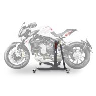Lève moto centrale compatible avec MV Agusta Brutale 800 Dragster/RR/RC/SCS/Rosso 14-24 gris ConStands Power-Classic