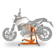 Zentralständer passend für KTM 690 Duke 08-19 orange Motorradheber ConStands Power-Classic