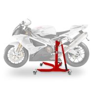 Lève moto centrale compatible avec Aprilia RSV 1000 R (Mille) 04-10 rouge ConStands Power-Classic