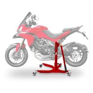 Lève moto centrale compatible avec Ducati Multistrada 1200 10-14 rouge ConStands Power-Classic