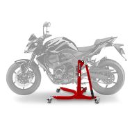 Lève moto centrale compatible avec Kawasaki Z 750 / R 07-12 rouge ConStands Power-Classic