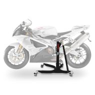 Lève moto centrale compatible avec Aprilia RSV 1000 R (Mille) 04-10 noir ConStands Power-Classic