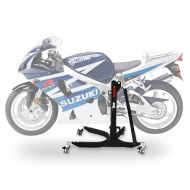 Lève moto centrale compatible avec Suzuki GSX-R 600 01-03 noir ConStands Power-Classic