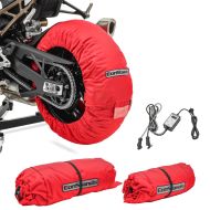 Reifenwärmer Set passend für Ducati Panigale R / V2 ConStands Digital rot