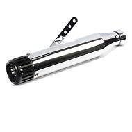 Craftride Pot d'échappement compatible avec Kawasaki VN 1500 Mean Streak Silencieux Straight chrome