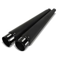 Pots d'échappement TP1 compatible avec Harley Davidson Touring 95-16 noir Craftride