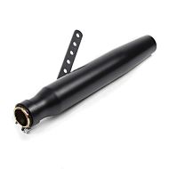 Craftride Endschalldämpfer passend für Chopper / Custombike Low Cafe Racer Tapered schwarz CB6728