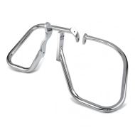 Protections de sacoches compatible avec Harley Davidson Heritage Softail Classic 00-17 chrome Craftride