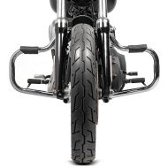 Pare Carter compatible avec Harley Davidson Dyna Super Glide Custom 06-15 Craftride Mustache chrome