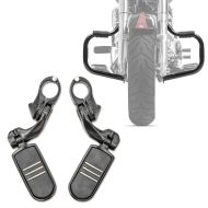 Pare carter avec respose-pieds 32mm set compatible avec chopper / custombikes 00-17 Craftride FM8 Mustache noir