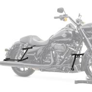 Pare Carter Flat-Out + protection des sacoches adapté pour Harley Davidson Touring 14-25 Pare Cylindre Craftride SC41