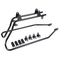 Support de valise latérale compatible avec Harley Davidson Softail 1986-2017 noir Craftride