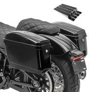 Motorrad Seitenkoffer Set Craftride Nevada für Chopper je 20Ltr inkl. Haltesatz_1