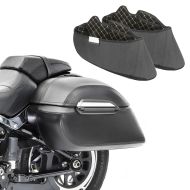 Set Hartschalen Seitenkoffer K3 + Innenverkleidung 33l passend für Yamaha XVS 1300 A Midnight Star Craftride ME16 schwarz