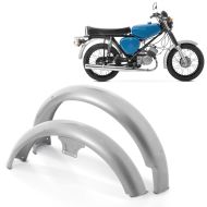 Set Garde-boue avant + arrière compatible avec Simson S51 S50 S70 Fender Craftride argent