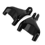 Support Repose-pieds de passager compatible avec Harley Davidson Sportster 04-13 noir Craftride