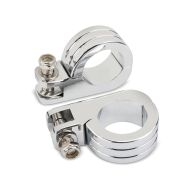 Fußrastenhalter für Sturzbügel 38mm passend für Harley Davidson Craftride HF6 Fußrastenhalterung chrom