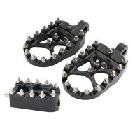 Repose-pieds conducteur + repose-pieds gear compatible avec Harley Davidson Softail Custom / Deuce Craftride MX noir