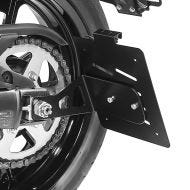 Support de plaque latéral M compatible avec Kawasaki Vulcan S / Café 15-24 noir Craftride