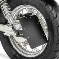 Seitlicher Kennzeichenhalter passend für Yamaha XV 535/ 1100 Virago Craftride schwarz