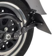 Support de plaque latérale compatible avec Harley Davidson Softail 08-17 noir